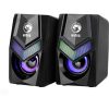 MARVO Havoc 10 kabelgebundene Lautsprecher - schwarz - RGB-Beleuchtung