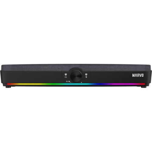 MARVO Etna 40 kabelgebundene Soundbar - Schwarz - RGB-Beleuchtung