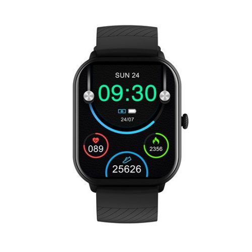 Denver SWC-187B Bluetooth Smartwatch mit Gesundheitssensor und Anruffunktion