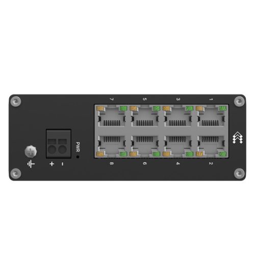 Teltonika 8-Port nicht verwaltbarer Ethernet-Switch, DIN-Schiene