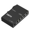 Teltonika 5-Port, kompakter Gigabit-Switch, DIN-Schienenmontagefähig