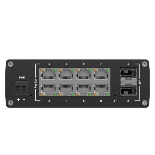 Teltonika 10-Port PoE-Switch für industrielle Anwendungen