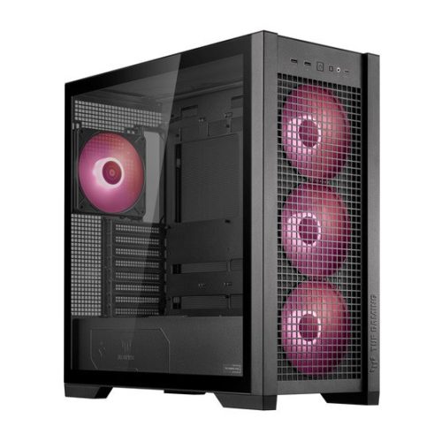 Asus TUF GAMING GT302 TG ARGB SCHWARZ - Midi Tower Gehäuse - Schwarz