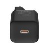 Baseus Super Si Netzteil Schnellladegerät 25W, USB Typ-C, Schwarz + 3A USB Typ-C, 1m Kabel