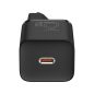  Baseus Super Si Netzteil Schnellladegerät 25W, USB Typ-C, Schwarz + 3A USB Typ-C, 1m Kabel