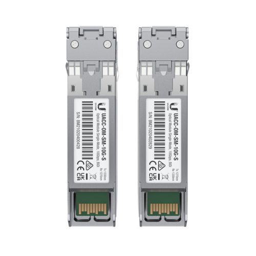 Ubiquiti UFiber Single-Mode SFP+ Modul, 10G, BiDi (Paar)