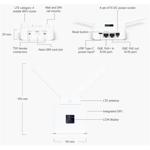 Ubiquiti UniFi UMR - LTE WLAN-Router
