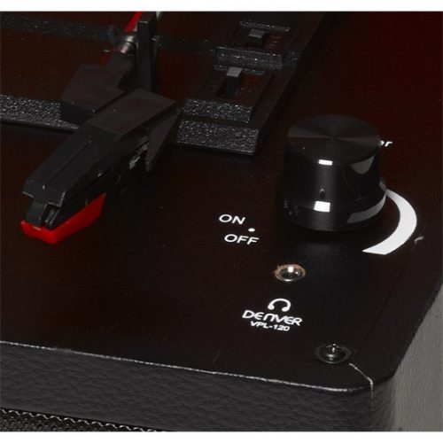 Denver VPL-120BLACK USB Plattenspieler - Schallplattenspieler