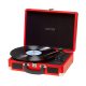 Denver VPL-120RED USB Plattenspieler - Schallplattenspieler