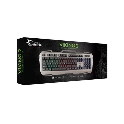 Weißer Hai GK-1924 VIKING-2 kabelgebundene Gaming-Tastatur - HU-Layout (ungarische Tastenanordnung)