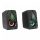 Weißer Hai GSP-619 BEAT 2.0 Lautsprecher 6W - RGB-LED-Lichteffekt - schwarz