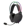 Weißer Hai GH-2140 OX/RGB Gamer-Kopfhörer mit Mikrofon - Schwarz