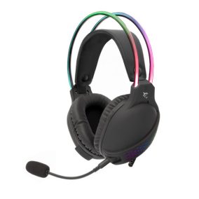   Weißer Hai GH-2140 OX/RGB Gamer-Kopfhörer mit Mikrofon - Schwarz