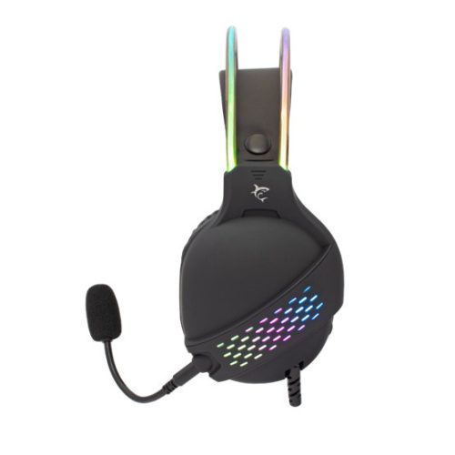 Weißer Hai GH-2140 OX/RGB Gamer-Kopfhörer mit Mikrofon - Schwarz