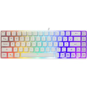   Weißer Hai GK-2201W-HU RONIN kabelgebundene Membran-Gaming-Tastatur - weiß - HU