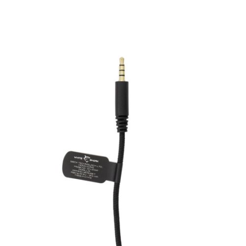 Weißer Hai GH-2341B/G GORILLA Gamer-Kopfhörer mit Mikrofon - Schwarz/Silber