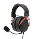 Weißer Hai GH-2341B/R GORILLA Gaming-Headset mit Mikrofon - Schwarz/Rot