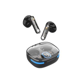   Weißer Hai GEB-TWS37B HYPERBEAT-B Bluetooth-Ohrhörer mit Mikrofon - Schwarz