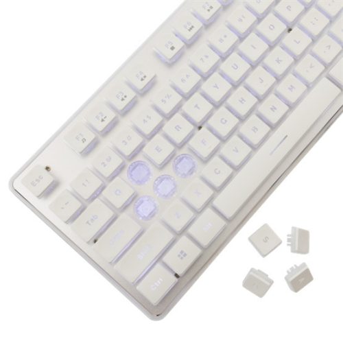 Weißer Hai GK-003241W-US TACHI kabelgebundene Membran-Gaming-Tastatur - Weiß - US