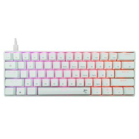   Weißer Hai GK-004211W/R-US SHINOBI-2 kabelgebundene mechanische Gaming-Tastatur - weiß - US