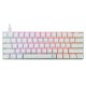 Weißer Hai GK-004211W/R-US SHINOBI-2 kabelgebundene mechanische Gaming-Tastatur - weiß - US