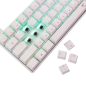   Weißer Hai GK-004231W/BR-US SHINOBI-2 kabelgebundene mechanische Gaming-Tastatur - weiß - US