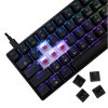 Weiße Haifisch GK-004111B/R-US SHINOBI-2 kabelgebundene mechanische Gaming-Tastatur - schwarz - US