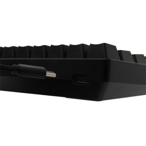 Weiße Haifisch GK-004111B/R-US SHINOBI-2 kabelgebundene mechanische Gaming-Tastatur - schwarz - US