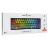 Weiße Haifisch GK-004111B/R-US SHINOBI-2 kabelgebundene mechanische Gaming-Tastatur - schwarz - US