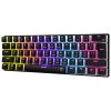 Weißer Hai GK-2202-2B/BL-US ASHIKO-2 kabelgebundene mechanische Gaming-Tastatur - schwarz - US
