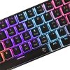 Weißer Hai GK-2202-2B/R-US ASHIKO-2 verkabelte mechanische Gaming-Tastatur - schwarz - US