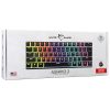 Weißer Hai GK-2202-2B/R-US ASHIKO-2 verkabelte mechanische Gaming-Tastatur - schwarz - US
