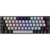 Weißer Hai GK-002723V2-G-B/BL-HU WAKIZASHI-2 kabelgebundene mechanische Gaming-Tastatur - grau/schwarz - HU/blau