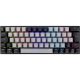 Weißer Hai GK-002723V2-G-B/BL-HU WAKIZASHI-2 kabelgebundene mechanische Gaming-Tastatur - grau/schwarz - HU/blau