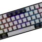   Weißer Hai GK-002723V2-G-B/BL-HU WAKIZASHI-2 kabelgebundene mechanische Gaming-Tastatur - grau/schwarz - HU/blau