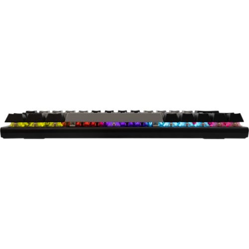Weißer Hai GK-002723V2-G-B/BL-HU WAKIZASHI-2 kabelgebundene mechanische Gaming-Tastatur - grau/schwarz - HU/blau