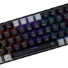 Weißer Hai GK-002123V2-B-G/BL-HU WAKIZASHI-2 kabelgebundene mechanische Gaming-Tastatur - schwarz/grau - HU/blau