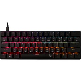   Weißer Hai GK-004113B/R-HU SHINOBI-2 kabelgebundene mechanische Gaming-Tastatur - Schwarz - HU /Rot/
