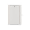 Lanberg 19" Wandregal Schrank 18U/600X600 vormontiert, grau V2