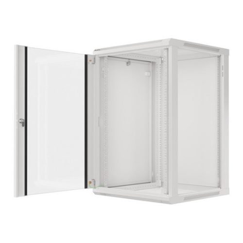 Lanberg 19" Wandregal Schrank 18U/600X600 vormontiert, grau V2