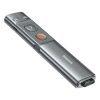 Baseus Orange Dot kabelloser Batteriebetriebener Presenter und Laserpointer, grau