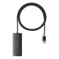   Baseus Lite 4-Port USB Type-A HUB Docking Station, 1m, Schwarz