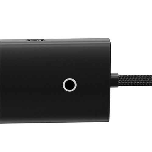 Baseus Lite 4-Port USB Type-A HUB Docking Station, 1m, Schwarz