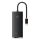 HUB Baseus Lite 4-Port USB Type-C HUB Dockingstation, 25 cm, Schwarz