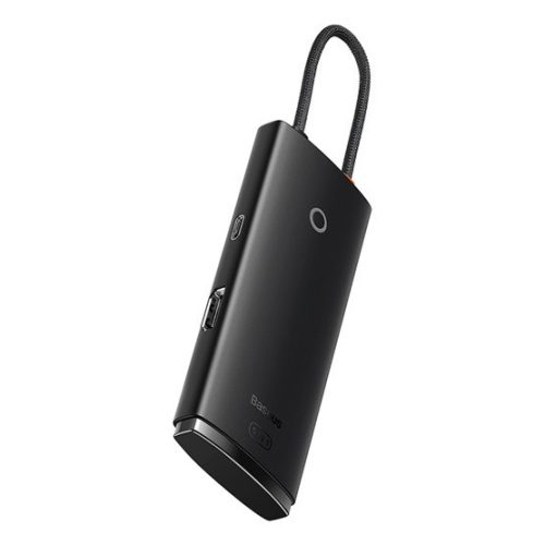 Baseus Lite 5-Port USB Type-C HUB Dockingstation, Schwarz