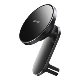   Baseus Big Energy Magnetische Auto-Lüftungsgitter, Armaturenbrett Montierbar, Kabelloses Auto-Telefonladegerät und -halter, Schwarz