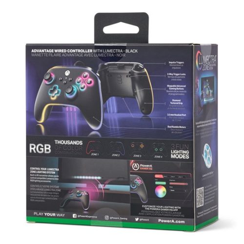 PowerA Advantage kabelgebundener Xbox Series X|S Lumectra LED-Controller