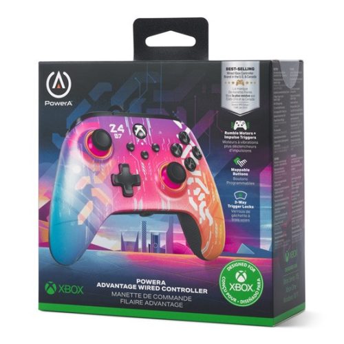 PowerA Advantage kabelgebundener Xbox Series X|S Controller - Cyber Style