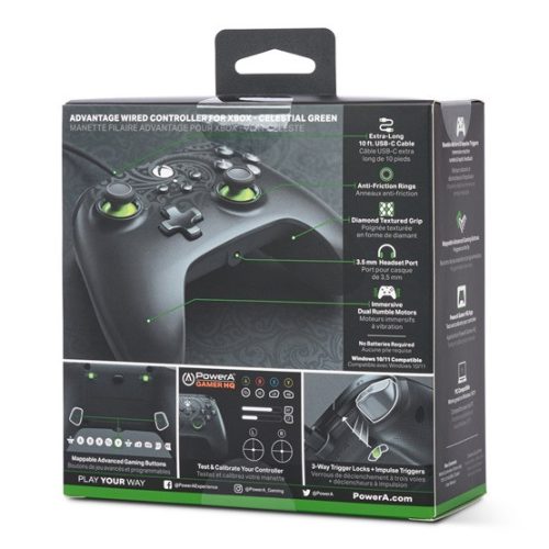 PowerA Advantage kabelgebundener Xbox Series X|S Controller - Celestial Green