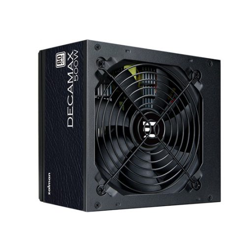 Zalman 500W - ZM500-LX3 - 80+ Weiß - ATX 12V Ver2.31 - Modular - Schwarzes Netzteil